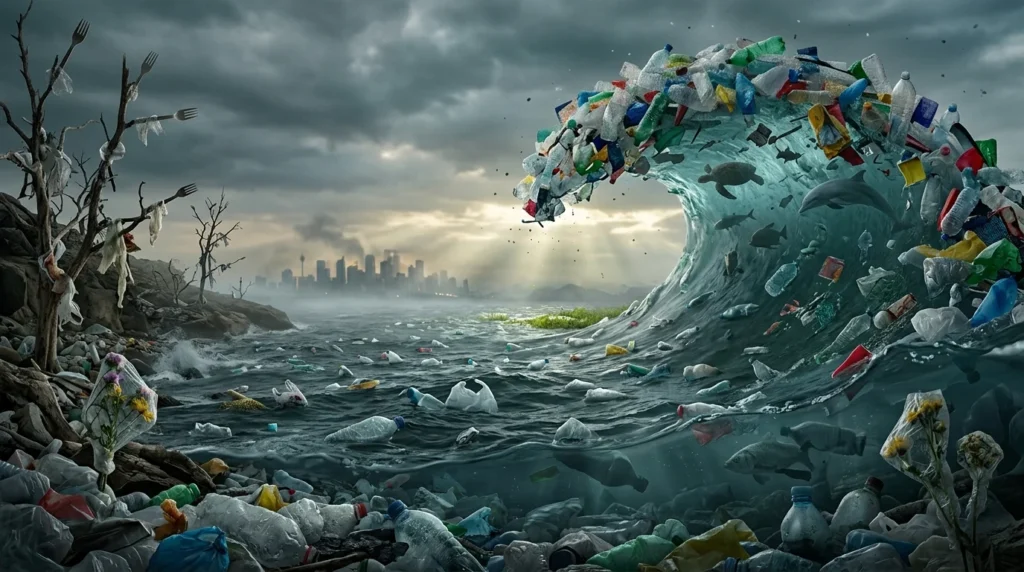 Metaphor for Plastic Pollution