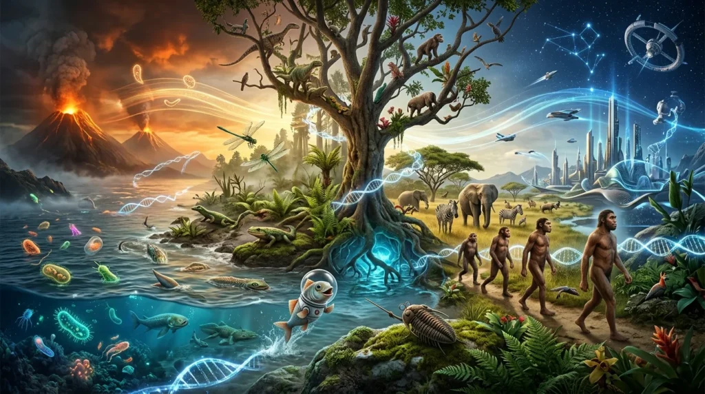 metaphor for evolution